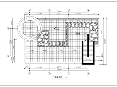 现代酒吧 酒吧装饰平面图 施工图