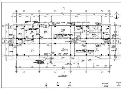 现代厂房 污厂建筑 施工图