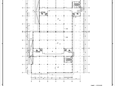 现代产业园建筑 多层办公楼 施工图