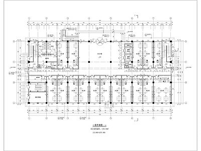 现代产业园建筑 综合办公楼 人防工程 施工图