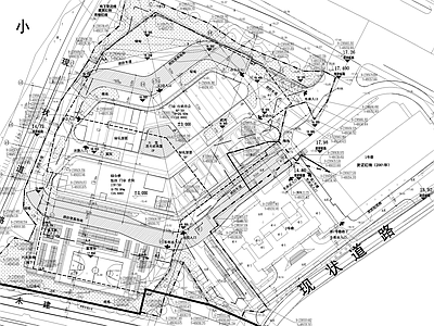 现代规划设计 医院总平面图 施工图