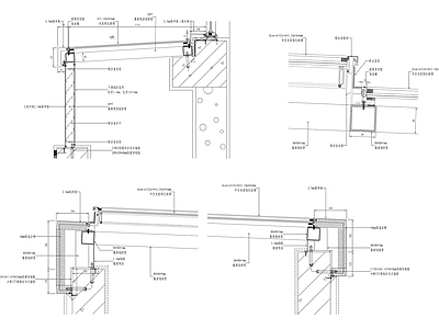 幕墙结构 天玻璃构造做法 施工图