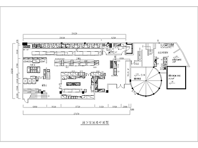 现代酒店 某平面 施工图