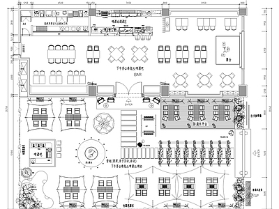 现代烧烤店 露营烧烤店 户外烧烤店 网红打卡地 酒吧 露营 施工图