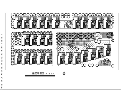 现代商业景观 公寓楼景 施工图