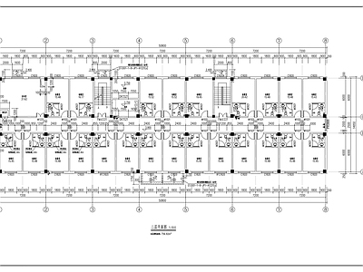 现代办公楼建筑 养护综合楼 施工图