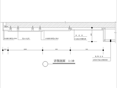 现代其他节点详图 石材干挂节点图 施工图