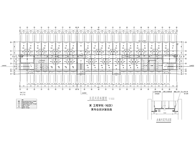 现代宿舍 教师公寓 实训室科研教室 大学实训室 客房 民俗住宿标间 施工图