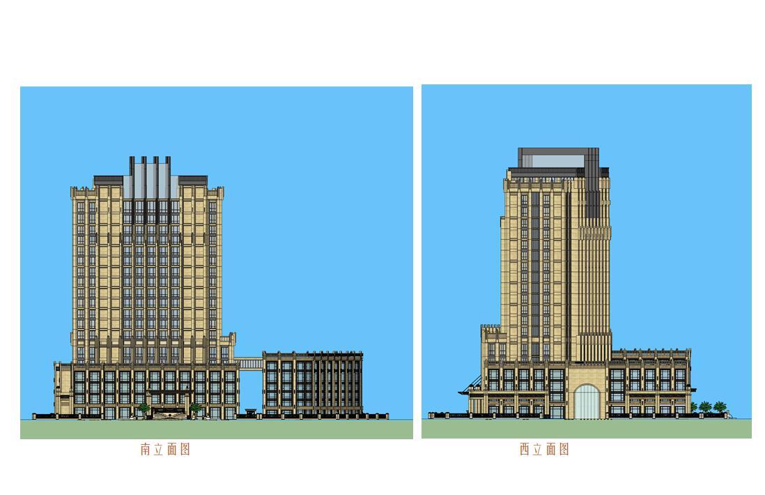 新生堂医院建筑设计方案文本（CAD+SU+文本）