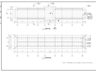 中式亭子图库 古建廊架 施工图