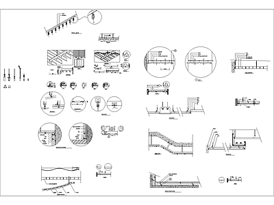 现代其他节点详图 吊杆 施工图