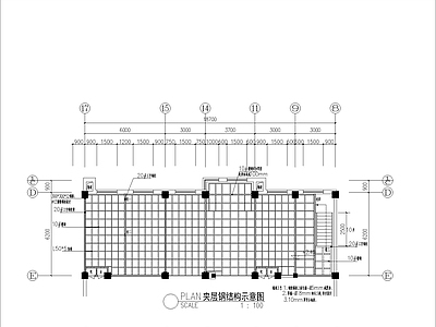 现代其他商业空间 汽车平面 施工图