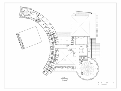 现代酒店建筑 餐饮建筑 施工图