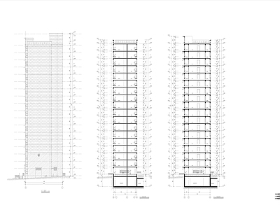 新中式住宅楼建筑 新中式商业住宅 施工图