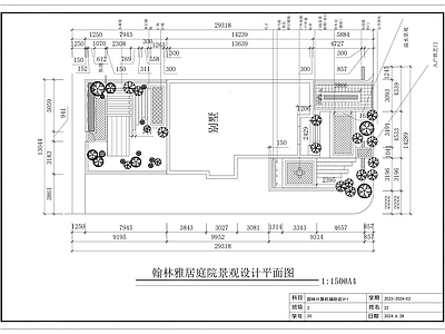 景观平面图 施工图