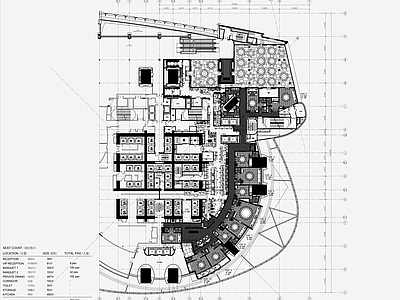 现代新中式酒楼 上海 高档海鲜餐厅 施工图