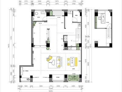 现代中式其他商业空间 展厅 铜 展厅 施工图