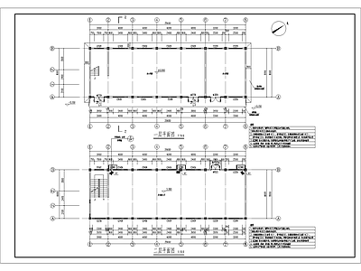 现代简约其他办公建筑 独立 活动中心办公楼 给排水及电气 施工图