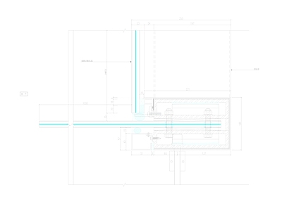 其他节点详图 纯玻璃悬挑 施工图