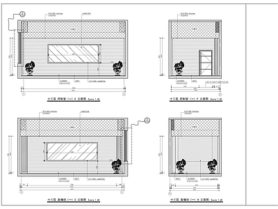 现代独立办公室 直播间及控制室 施工图