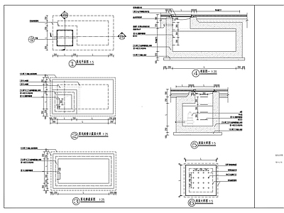 现代其他节点详图 泵坑详图 施工图