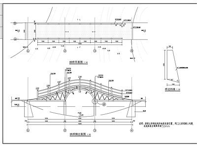 现代其他节点详图 拱桥 施工图