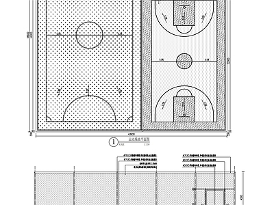 现代其他节点详图 运动场地详图 施工图