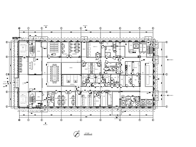 现代办公楼建筑 实验中心 施工图