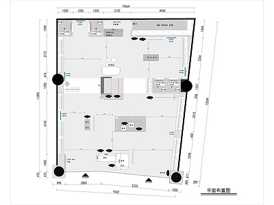 现代服装店 男女集合服装店 鞋包帽子饰品店 档口批发零售展厅 万达天街银泰大悦 大悦城服装批发档 施工图