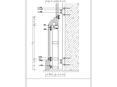 现代其他节点详图 石材柱节点图 施工图