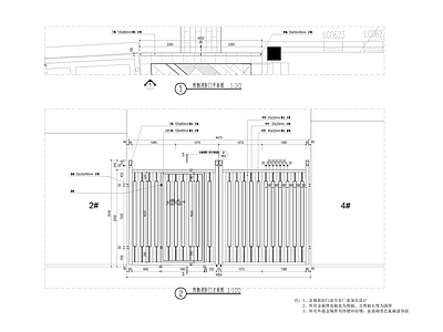 景观节点 消防 铁艺 施工图