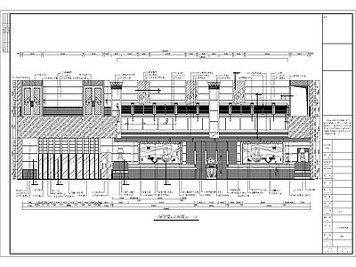现代其他节点详图 时尚大堂外观 施工图