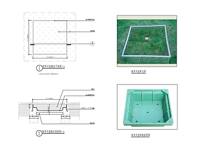 景观节点 井盖 施工图