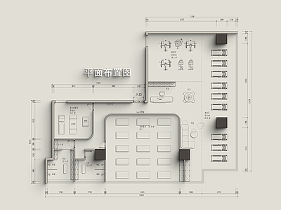 现代健身房 跑步机 更衣室 瑜伽 普拉提 施工图