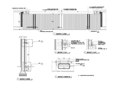 景观节点 铁艺 施工图