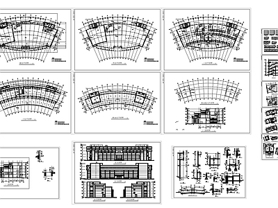 现代酒店建筑 海濱建筑图 施工图