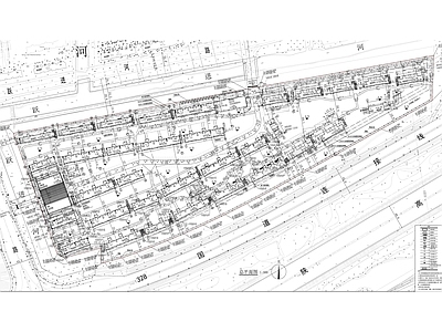 现代住宅楼建筑 现代住宅小区总图 规划总平面图 施工图