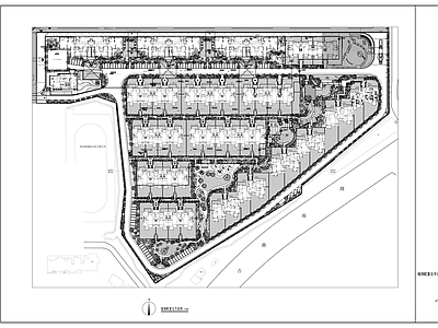 现代小区景观 住宅区全 施工图