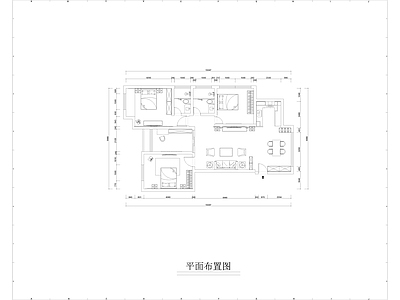 平层 平层水电图 平层吊顶图 平层全套 平层平面图 施工图