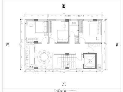 别墅 六层别墅平面图 别墅豪宅 施工图