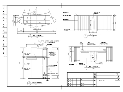现代其他节点详图 接待台详图 施工图