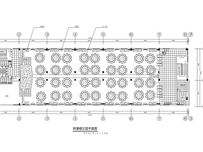 新中式其他餐饮空间 餐饮宴会厅设计图 宴会厅设 施工图