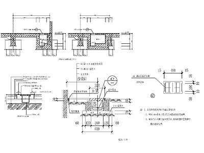 现代其他节点详图 室内排水沟 施工图