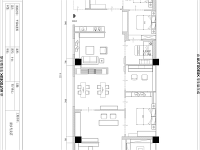 轻奢极简其他商业空间 施工图