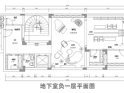 别墅 三层带地下室别墅 豪宅别墅带 彩平图 平面图 施工图