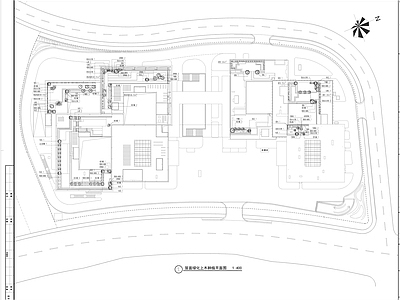 现代屋顶花园 园景观 绿化配置 平面布置 种植设计 施工图