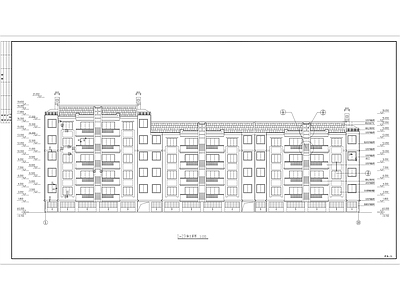 现代住宅楼建筑 洋房建筑 住宅 施工图