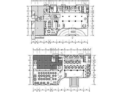 现代酒店 四星级平面 施工图