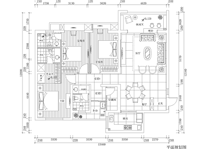 其他家装空间 139平欧式三居 施工图