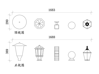 现代灯具图库 壁灯平面图 壁灯结构图 壁灯设计图 壁灯布局图 壁灯安装图 施工图